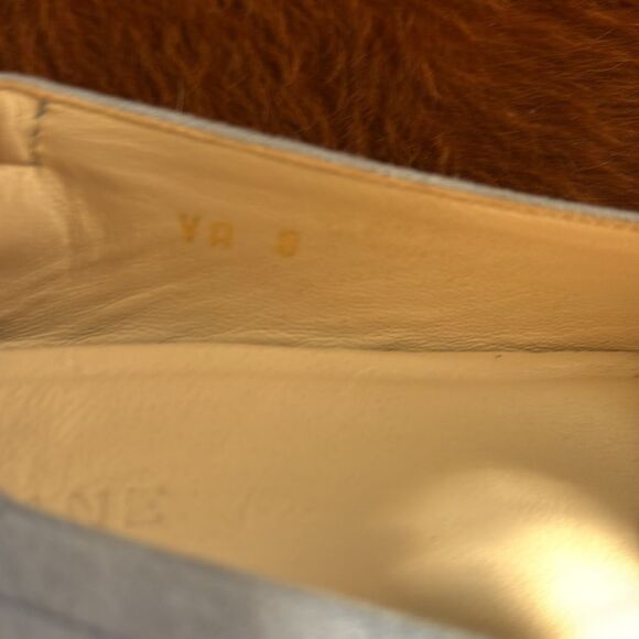 Everlane The Day Heel Blue Suede Italian Leather Shoes Size 8 - Picture 12 of 13